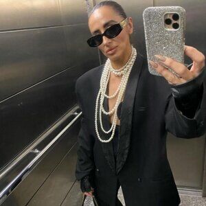 ZARA PACK OF NECKLACES WITH PEARL